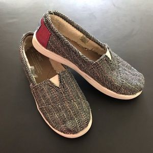 Kids Fleece Lined Toms Youth Sz 3